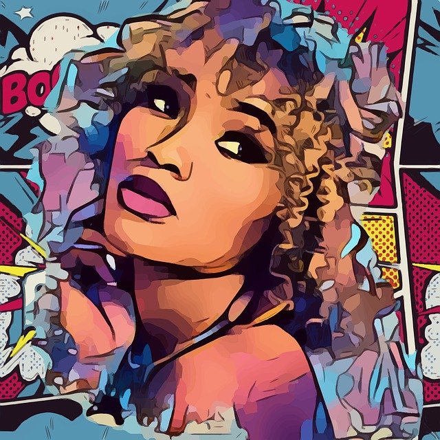 Femme bande dessinée